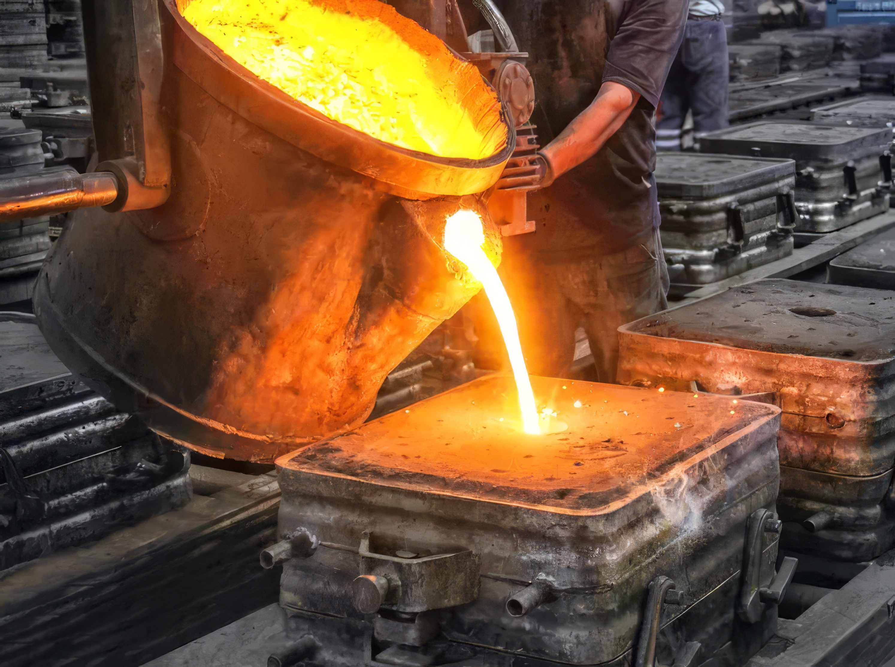 Sand casting